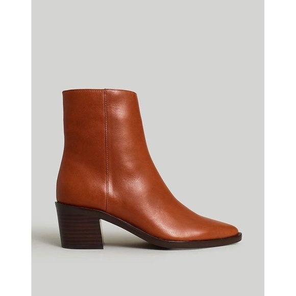 Madewell The Darcy Ankle Boot in Warm Cinnamon - Picture 2 of 9